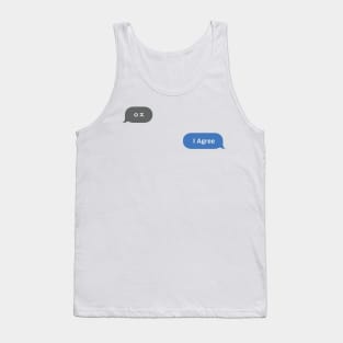 Korean Slang Chat Word ㅇㅈ Meanings - I Agree Tank Top